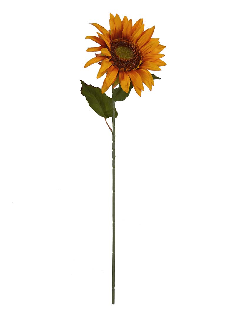 Vintage Sunflowers Artificial Flowers Silk Long Stem Sunflower Arrangement Fall Sunflowers Decorations for Home Wedding Party Birthday-sunflower stem-NA3017003